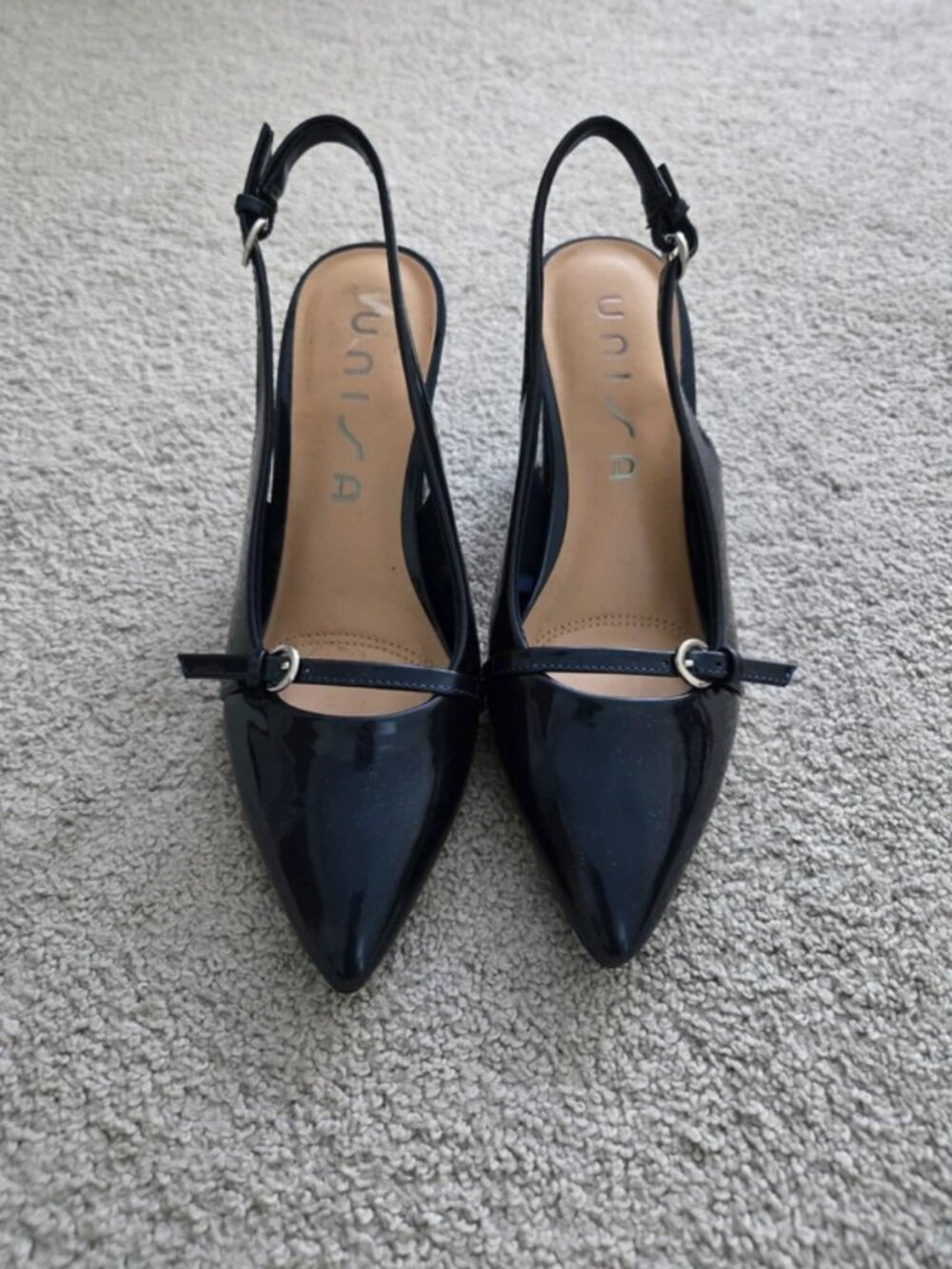 navy blue heels